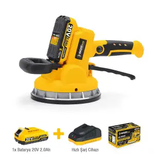 SGS AKÜLÜ SERAMİK-GRANİT TİTREŞİMLİ VANTUZ 20V 1*2.0 Ah
