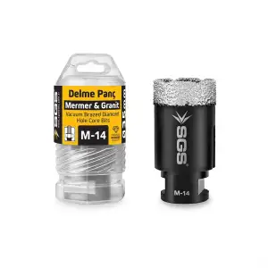 SGS M14-14 MM MERMER GRANİT DELME PANÇ SGS2734