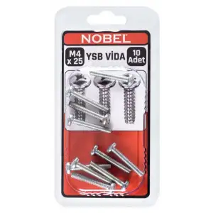 FIX YSB VİDA (M4) 25 MM 10 LU