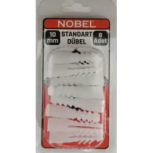 FIX PLASTİK DÜBEL STANDART 10 MM 8 Lİ