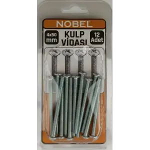 FIX METRİK KULP VİDASI 4*50 MM 12 Lİ
