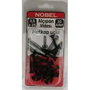 FIX MATKAP UÇLU ALÇIPAN VİDASI 3,5 x 25 20 Lİ