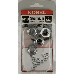 FIX SOMUN M10 ÇİNKO ( DİN934 ) 4 LÜ