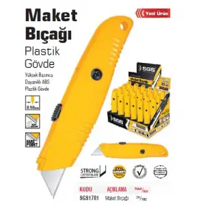 SGS MAKET BIÇAĞI (PLASTİK GÖVDE)