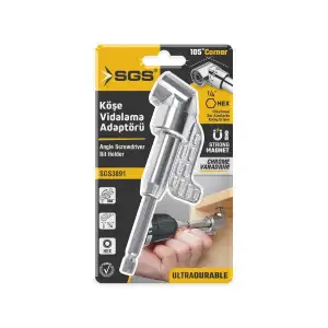 SGS KÖŞE VİDALAMA ADAPTÖRÜ UZUN SGS3891