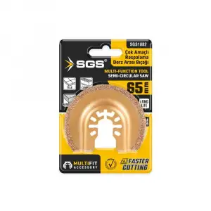 SGS MULTI-TOOLS KESİCİ VE RASPALAMA DERZ ARASI TEMİZLEME KARBÜR 65MM
