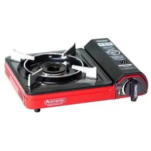 Orcamp Tekli Portatif Kamp Ocağı - Kırmızı