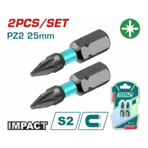 DARBELİ 25 mm PZ2 BİTS UCU 2 Lİ