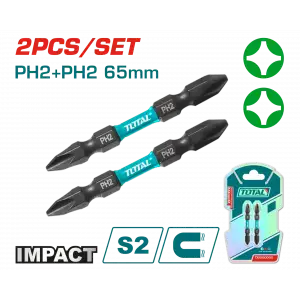 DARBELİ 65MM 2 Lİ ÇİFT TARAFLI PH2 BİTS UÇ