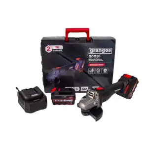 GCG20-F2 20V 5 AH ÇİFT AKÜLÜ TAŞLAMA 125 MM