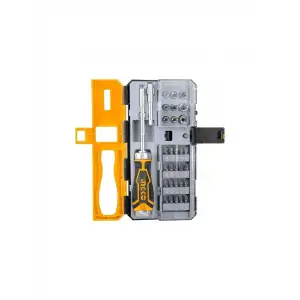 Ingco HKSDB0338 33 Adet Lokma ve Tornavida Seti