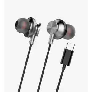 Linktech H341 Mikrofonlu Kulak İçi Tip-C Kablolu Kulaklık Beyaz