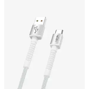 Linktech K552 Safe 3A Örgülü Metal Başlı USB Tip-C Şarj Kablosu