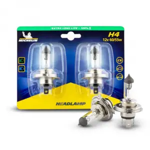 Michelin MC32286 12Volt 60/55Watt 1650 Lümen H4 2’li Halojen Far Seti