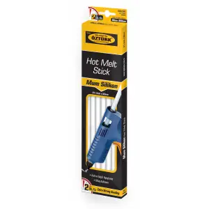 SGS Şeffaf Kalın Mum Silikon 200 gr 7 Adet (11.2 mm)