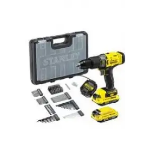 Stanley SCD718D2A 18V 2.0 Ah V20 Çift Akülü Darbeli Matkap Kiti