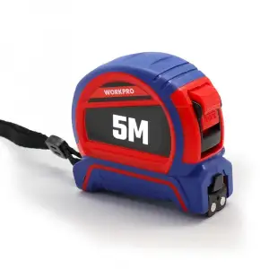 WORKPRO 5MX25MM SARI MANYETİK ÇELİK ŞERİT METRE WP261041