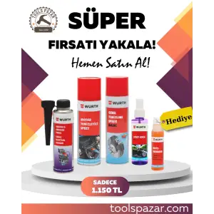 WÜRTH DİZEL MİNİ ARAÇ BAKIM SETİ