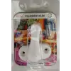 FIX PVC EMNİYET KİLİDİ PLASTİK BEYAZ 1 AD
