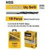 SGS 19 PARÇA HSS MATKAP UCU SETİ SGS1419