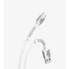Linktech K552 Safe 3A Örgülü Metal Başlı USB Tip-C Şarj Kablosu