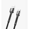 Linktech K552 Safe 3A Örgülü Metal Başlı USB Tip-C Şarj Kablosu