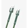 Linktech K552 Safe 3A Örgülü Metal Başlı USB Tip-C Şarj Kablosu