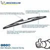 MİCHELİN 40CM 1 ADET MUZ TİPİ ARKA SİLECEK MCR400