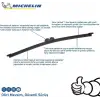MİCHELİN 40CM 1 ADET MUZ TİPİ ARKA SİLECEK MCR401