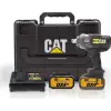 CAT DX73 18Volt 4.0 Ah. Çift Akülü 1700/2100Nm Kömürsüz Profesyonel Şarjlı Somun Sıkma