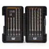 CAT DA03901 10 Parça Tungsten Karbür SDS-Plus Beton Matkap Uç Seti