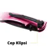 CAT DA980060 Kemer Askı Kancalı Katlanabilir 15CM Paslanmaz Çelik Pembe Kamp Çakısı