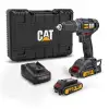 CAT DX155.1 18Volt/2.0Ah Li-ion Çift Akülü Profesyonel Şarjlı Darbeli Matkap