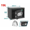 ELEKTRONİK ŞİFRELİ PARA KASASI 19L