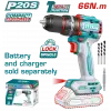 LI-ION AKÜLÜ DARBELİ MATKAP 66NM (SOLO)