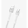 Linktech K552 Safe 3A Örgülü Metal Başlı USB Tip-C Şarj Kablosu