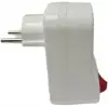 UFO Akım Korumalı Tekli Anahtar Priz Beyaz