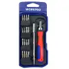 WORKPRO WP200516 18 Parça Profesyonel CR-V Cırcırlı Hassas/Elektronikçi Bits Tornavida Seti