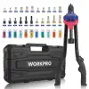 WORKPRO WP200532 400mm INC/MM Ağır Hizmet Kollu Somun Perçinleme Tabancası + 185 Adet Perçin