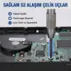 WORKPRO WP200549 6 Parça Profesyonel S2 Manyetik Saatçi Tornavida Seti