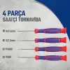 WORKPRO WP200551 21 Parça CR-V Duvar Askı Aparatlı Profesyonel Manyetik Tornavida Seti