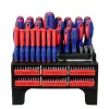 WORKPRO WP200560 100 Parça Duvar Askı Aparatlı Profesyonel CR-V Manyetik Tornavida ve Bits Uç Seti