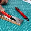WORKPRO WP212020 9MM Alüminyum Kasa Cep Askılı Maket Bıçağı (KIRMIZI)