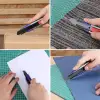 WORKPRO WP212022 18MM Ağır Hizmet Alüminyum Kasa Maket Bıçağı + 10 Adet Yedek Bıçak