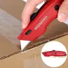 WORKPRO WP213017 Ağır Hizmet Alüminyum Gövde Geri Çekilebilir Rötuş Maket Bıçağı + 3 Adet Yedek Bıçak
