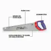 WORKPRO WP215035 350mm SK5 7 TPI Ağır Hizmet Tipi El Testeresi