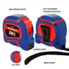 WORKPRO WP261009 5Mx19mm/16Ft. Naylon Kaplama Sarı Çelik Şerit Metre