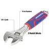 WORKPRO WP272011 200mm Cr-V Profesyonel Kurbağacık Anahtar