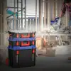 WORKPRO WP283029 24Lt 12 Gözlü Şeffaf Kapaklı İstiflenebilir 56x35x12,5cm Profesyonel Organizer Takım Çantası