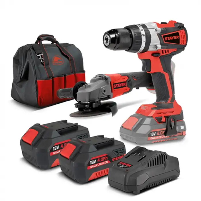 2 Lİ SET - AKÜLÜ MATKAP VE AVUÇ TAŞLAMA ( PBL2034    +   AGRL20 )